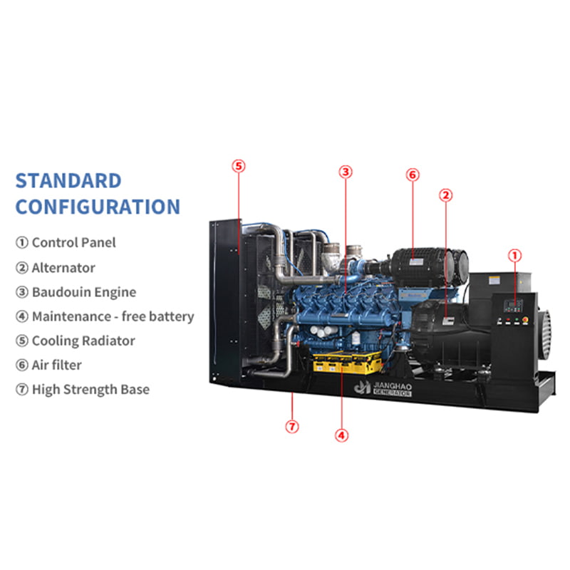Baudouin Diesel Generator Sæt
