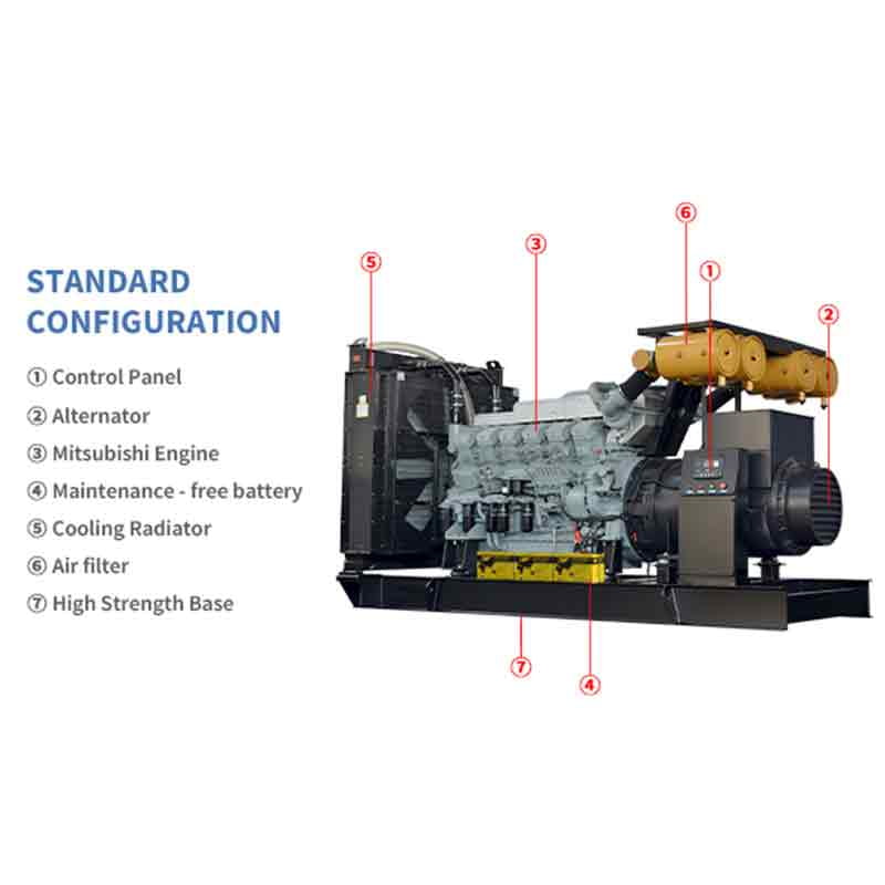Mitsubishi diesel generatorsæt